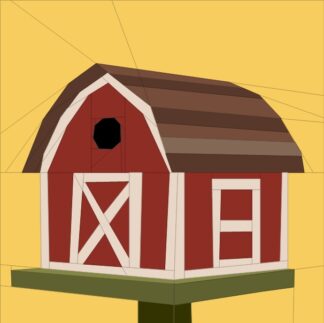 Barn Birdhouse Bitty Block