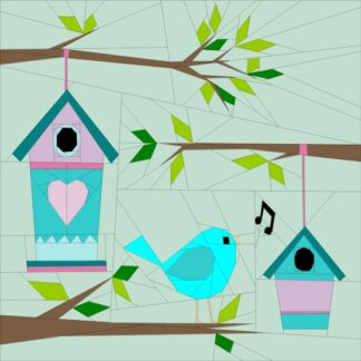 Birdhouse Mini Quilt
