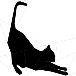 Silhouette Cat #6
