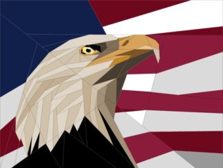 Eagle and Flag