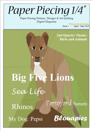 Issue #1 Paper Piecing 1/4 Dig.Magazine