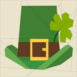 St Pat's Hat Bitty Block