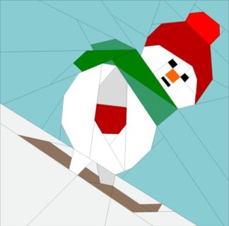 Snowman Bitty Block