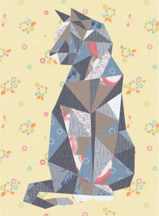 Geometric Cat Silhouette