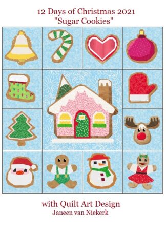 12 days of Christmas Sugar cookies 2021
