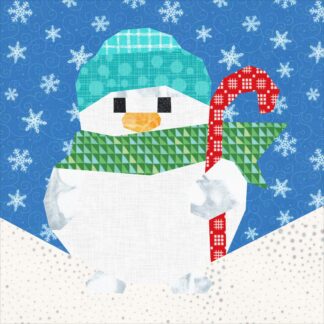 Candy Cane Snowman #1