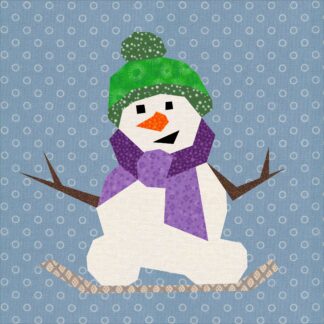 Snowboarding Snowman #6