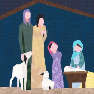 Nativity #9 - Shepherds and Mary