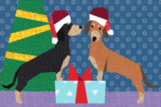 Dogs with gift